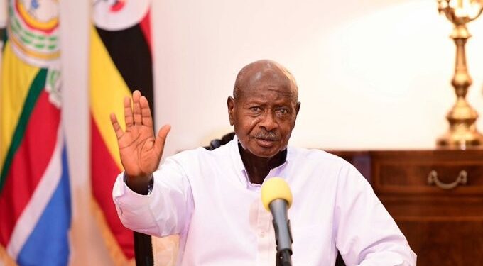 Yoweri Museveni, président de l'Ouganda