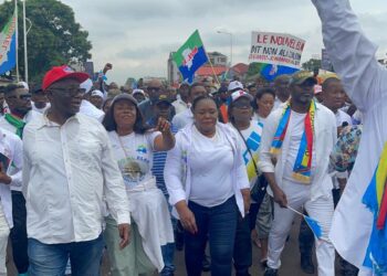 A Kinshasa comme à l&rsquo;intérieur du pays, Nouvel Elan a marché contre l&rsquo;agression rwando-ougandaise