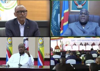 Nairobi III : Tshisekedi, Kagame et Museveni interviennent par visioconférence