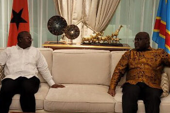 RDC-Rwanda : « nous avons envisagé les voies pour la pacification », affirme le président bissau-guinéen après son tête-à-tête avec Félix Tshisekedi