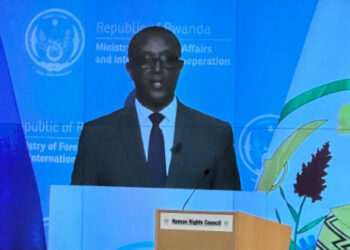 Vincent Biruta charge la RDC devant le Conseil des droits de l&rsquo;homme de l&rsquo;ONU