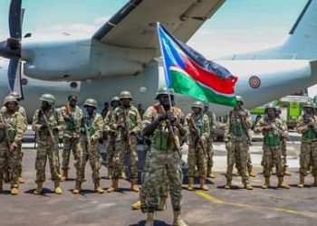 L&rsquo;armée sud-soudanaise déployée dans l&rsquo;Est de la RDC