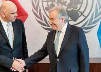 Antonio Guterres et Alain Berset échangent sur la crise sécuritaire dans l&rsquo;Est de la RDC