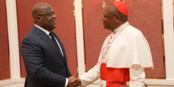 Le président Félix Tshisekedi et le cardinal Fridolin Ambongo