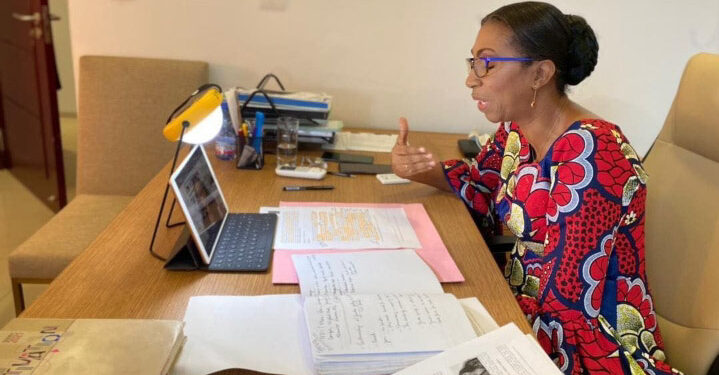 Jeanine Mabunda, présidente honoraire de l'Assemblée nationale de la RDC