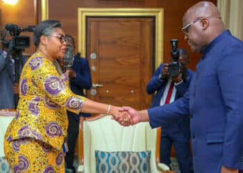 Judith Sumimwa Tuluka, la nouvelle cheffe du gouvernement congolais, reçue par le président de la République, Félix Tshisekedi